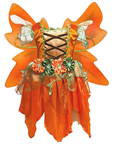 Petitebella Feenkostüm Kleid 1-10 Jahre (Orange, 1-2 Jahre) von Petitebella