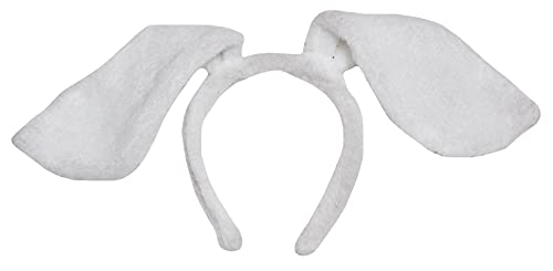 Petitebella Langohr-Hunde-Stirnband, Einheitsgröße, Weiß Petitebella Langohr-Hunde-Stirnband, Einheitsgröße, Weiß von Petitebella