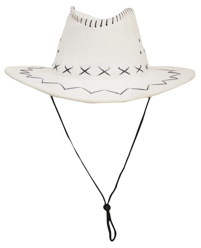 Petitebella Western-Cowboyhüte für Kinder, Weiß, Einheitsgröße Petitebella Western-Cowboyhüte für Kinder, Weiß, Einheitsgröße von Petitebelle
