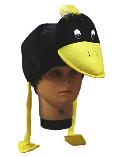 Petitebelle Black Duck Warm Costume Hat for Unisex Children Adult for Halloween (One Size) von Petitebelle