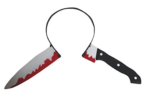 Petitebelle Blutiges Messer Stirnband Spielzeug Gr. Einheitsgröße, Schwarz Petitebelle Blutiges Messer Stirnband Spielzeug Gr. Einheitsgröße, Schwarz von Petitebelle