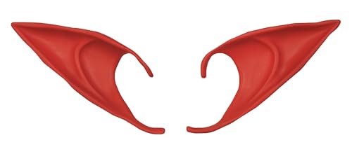 Petitebelle Elfenohren Kostüm Fee Elfenohren (Rot, groß)) von Petitebelle