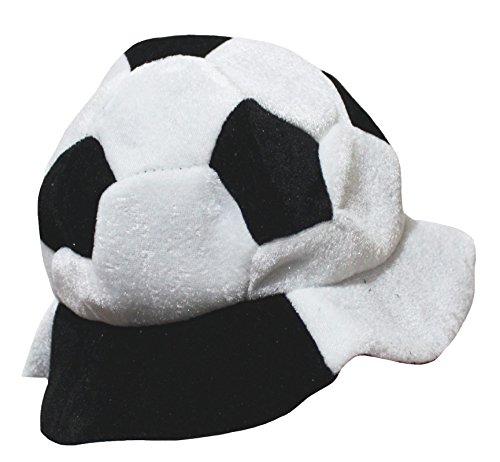 Petitebelle Fußball-Kostümhut (Weiß, Einheitsgröße) von Petitebelle