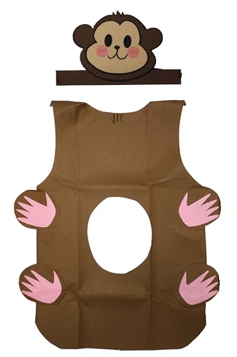 Petitebelle Halloween Cosplay Tierkostüm (Affe, Einheitsgröße) von Petitebelle