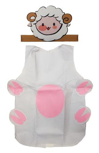 Petitebelle Halloween Cosplay Tierkostüm (Schaf, Einheitsgröße) von Petitebelle