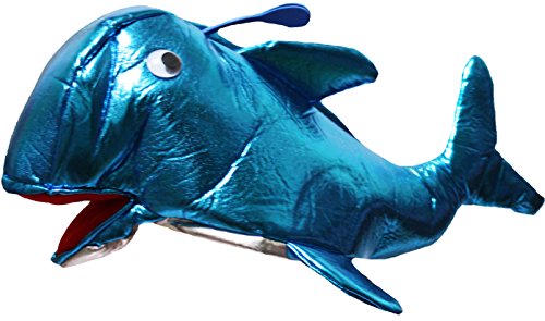 Petitebelle Tierkostüm Sparkle Blue Dolphin Hat Unisex-Kleidung Freie Größe Einheitsgröße Blau von Petitebelle