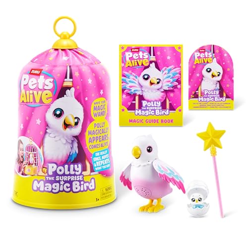 Pets Alive Polly The Magic Bird von ZURU, Roboterspielzeug, Vogel von Pets Alive