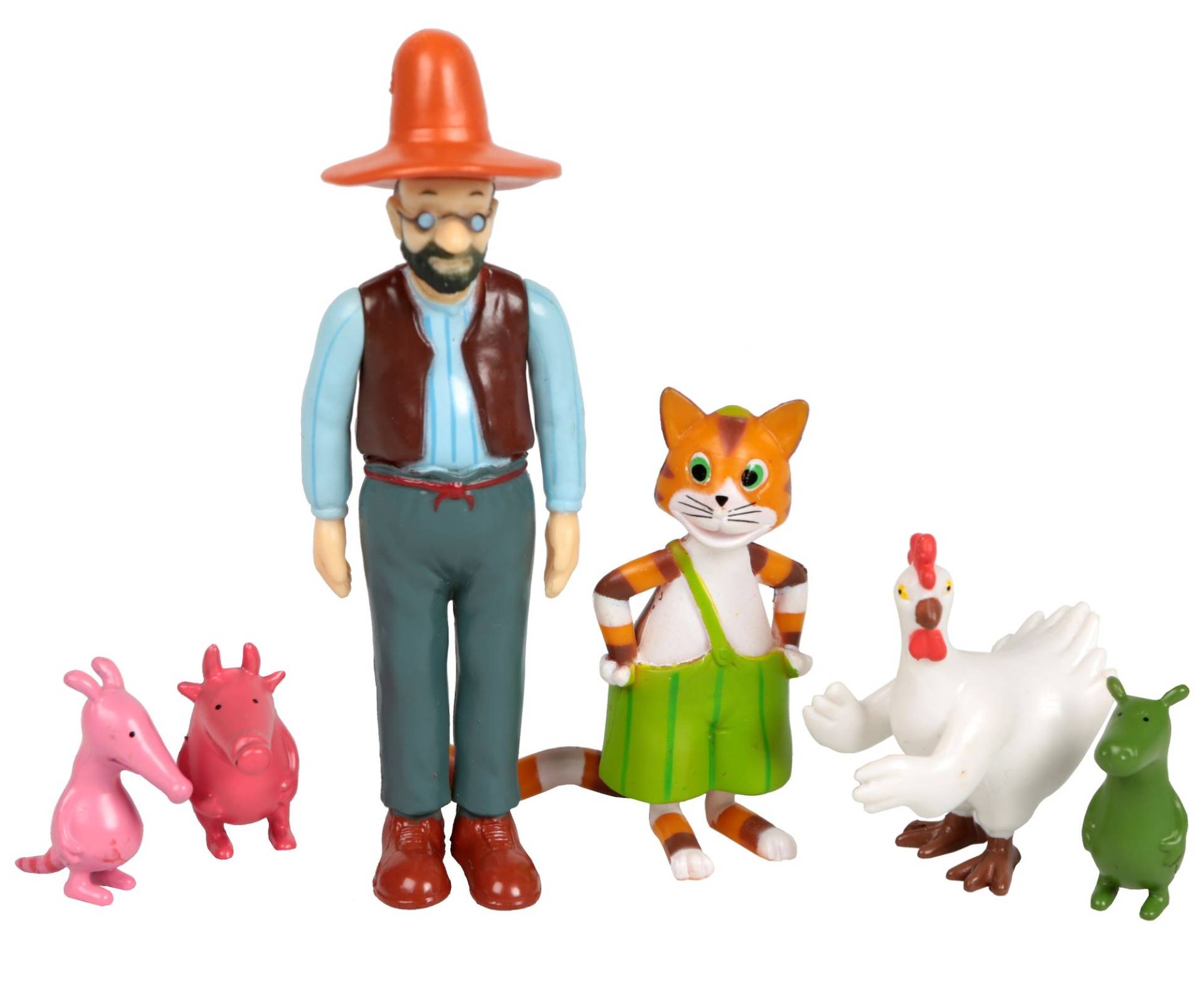 Pettersson & Findus Figuren 6er-Set Pettersson & Findus Figuren 6er-Set von Pettersson und Findus