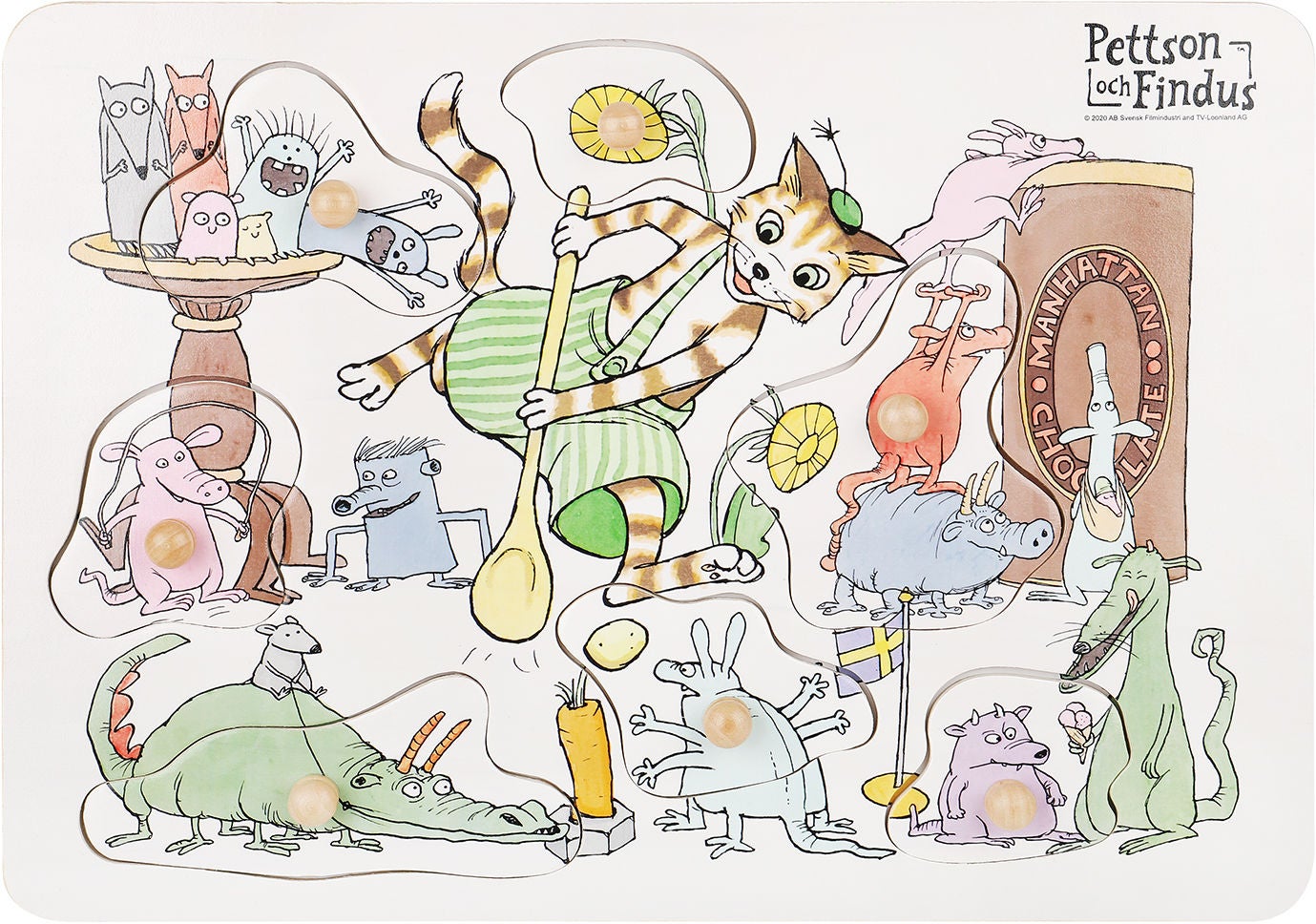 Pettersson und Findus Greifpuzzle Pettersson und Findus Greifpuzzle von Pettersson und Findus