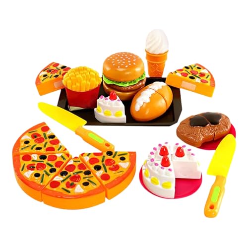 20 Stück Küchenspielzeug Set, Kinderküche Spielküche Zubehör für Kinder, Spielküche Pizza Spielzeug für Kinder, Lebensmittel Spielzeug Set, Matschküche Kinder Outdoor, Rollenspiele Geschenk 20 Stück Küchenspielzeug Set, Kinderküche Spielküche Zubehör für Kinder, Spielküche Pizza Spielzeug für Kinder, Lebensmittel Spielzeug Set, Matschküche Kinder Outdoor, Rollenspiele Geschenk von Peufcmi