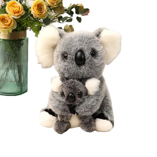 2pcs Koala Emotional Healing On Demand, Weicher Koala Plüschtier Spielzeug Niedlich KoalaBär Plüschtier Interaktives Realistisches KoalaPlüschtier Imitiert Die Natürlichen Bewegungen Eines Echten Koal von Peufcmi