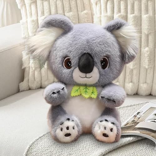 Koala Emotional Healing On Demand,35cm Weicher Koala Plüschtier Spielzeug Niedlich KoalaBär Plüschtier Interaktives Realistisches KoalaPlüschtier Imitiert Die Natürlichen Bewegungen Eines EchtenKoalas von Peufcmi