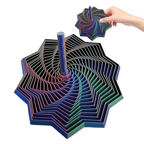Peufcmi Fidget Hexagon Spielzeug - Spiralfidget Sechseckdreher Mit Griff,Taschenspiel Stressabbau Für Unterwegs Festtage Geschenkidee Peufcmi Fidget Hexagon Spielzeug - Spiralfidget Sechseckdreher Mit Griff,Taschenspiel Stressabbau Für Unterwegs Festtage Geschenkidee von Peufcmi