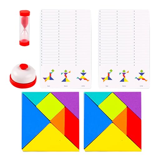 Peufcmi Form -Rätsel, Musterblöcke | Bildungssäge | rätsel blockiert Brain Teaser Logic STEM -Bildungsspiele für Partyzeiten im Klassenzimmer von Peufcmi