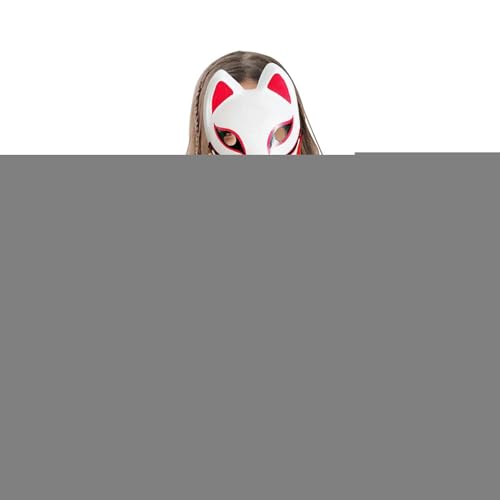 Peufcmi Halloween Katzenmaske, Tierkopf-Maske, Kostümzubehör Für Familienfeiern Feste Partys Bühnenauftritte Urlaub Cosplay von Peufcmi