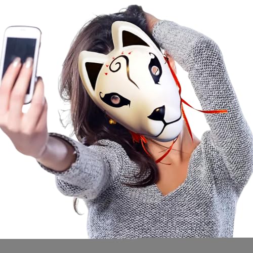Peufcmi Katzen-Gesichtsmaske - Maskenball Kostümzubehör,Kostümzubehör Für Familienfeiern Feste Partys Bühnenauftritte Urlaub Cosplay Peufcmi Katzen-Gesichtsmaske - Maskenball Kostümzubehör,Kostümzubehör Für Familienfeiern Feste Partys Bühnenauftritte Urlaub Cosplay von Peufcmi