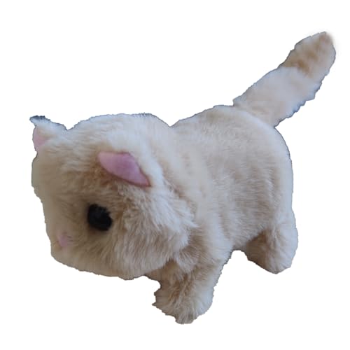 Peufcmi Katzenbabyspielzeug Für Mädchen,Elektronische Katze Kuscheltier Mit Realistischer Mimik - Süßes Kuscheltier Für Kinderzimmer Homeoffice Mädchen Geschenkidee Zu Weihnachten Valentinstag Peufcmi Katzenbabyspielzeug Für Mädchen,Elektronische Katze Kuscheltier Mit Realistischer Mimik - Süßes Kuscheltier Für Kinderzimmer Homeoffice Mädchen Geschenkidee Zu Weihnachten Valentinstag von Peufcmi