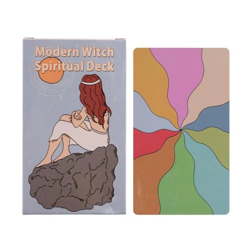 Peufcmi Tarotkarten Decks, Sammelkarten Zur Wahrsagung Und Zukunftsdeutung, 60 Stück Orakelspiel Für Erwachsene Partys Feiertage Wahrsagen von Peufcmi