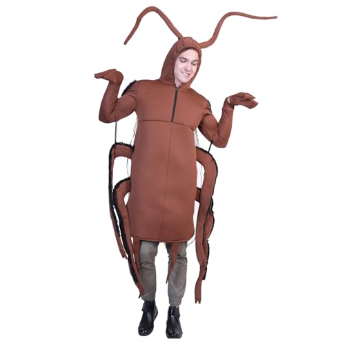 Peufcmi Tierkostüm Für Erwachsene | Kostüm Für Erwachsene Als Sechsbeiniges Tier Halloween - Auffälliges Design Gag Scherz Kostüm Für Alle von Peufcmi