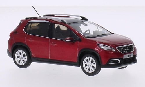 Peugeot 2008, metallic-rot, 2016, Modellauto, Fertigmodell, Norev 1:43 von PEUGEOT