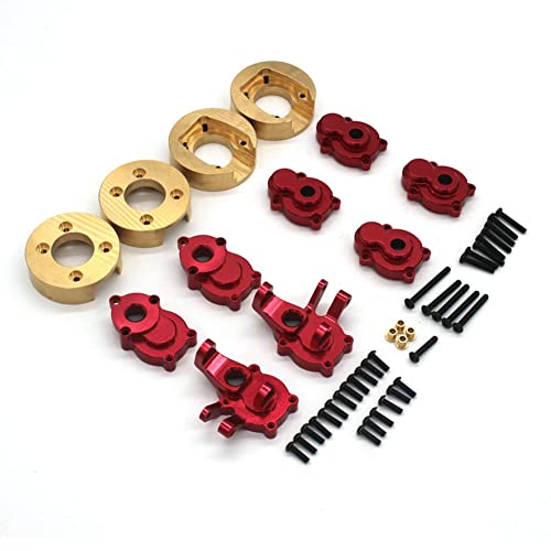 Peukerty Für YiKong YK4102 YK4103 CR3.4 Portal-Achse Getriebegehäuse Gegengewicht 1/10 RC Crawler Autoteile, rot Peukerty Für YiKong YK4102 YK4103 CR3.4 Portal-Achse Getriebegehäuse Gegengewicht 1/10 RC Crawler Autoteile, rot von Peukerty