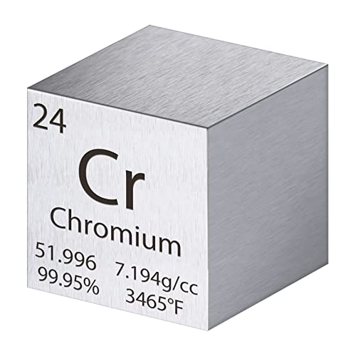 Pevfeciy 1 Inch Chrom Würfel 25,4 mm Metall Dichte Würfel reines Metall hohe Dichte Element Würfel für Element Sammlungen Labor Experiment Material Hobbys Pevfeciy 1 Inch Chrom Würfel 25,4 mm Metall Dichte Würfel reines Metall hohe Dichte Element Würfel für Element Sammlungen Labor Experiment Material Hobbys von Pevfeciy