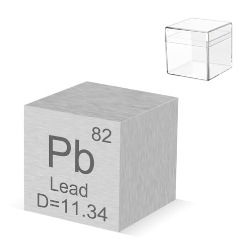 Pevfeciy 1cm Palladium Würfel 10mm Metall Dichte Würfel reines Metall hohe Dichte Element Würfel für Element Sammlungen Labor Experiment Material Hobbys von Pevfeciy