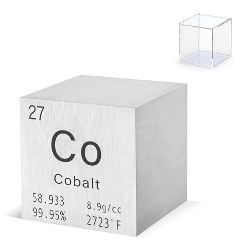 Pevfeciy 25,4mm Kobalt Würfel Metall Dichte Würfel reines Metall hohe Dichte ElementWürfel Pevfeciy 25,4mm Kobalt Würfel Metall Dichte Würfel reines Metall hohe Dichte ElementWürfel von Pevfeciy