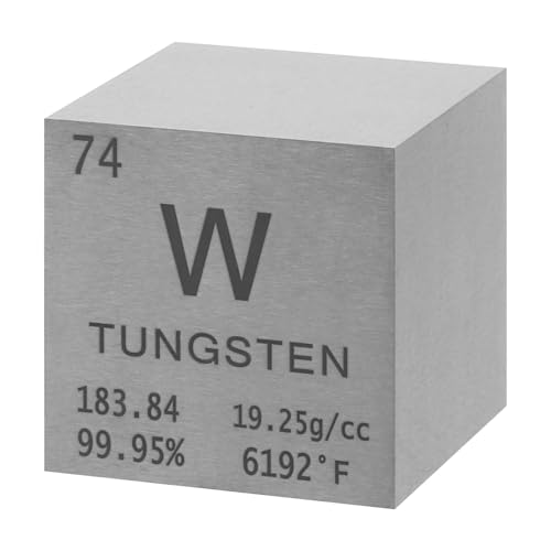 Wolframwürfel,1,5 Zoll Metalldichte Würfel Reines Metall hohe Dichte Elementwürfel Wolframwürfel,1,5 Zoll Metalldichte Würfel Reines Metall hohe Dichte Elementwürfel von Pevfeciy