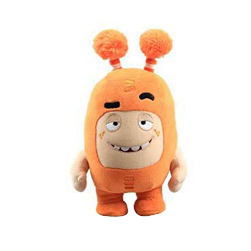 Niedliches Oddbods Plüschtier 18cm,Oddbods Plüschtier Cartoon Cartoon Puppe Puppe Maschinengreifmaschine Puppe,Oddbods Plüschtier Puppen Animation Schatz des Soldaten Weiche Stofftierpuppe für Kinder von Pewell