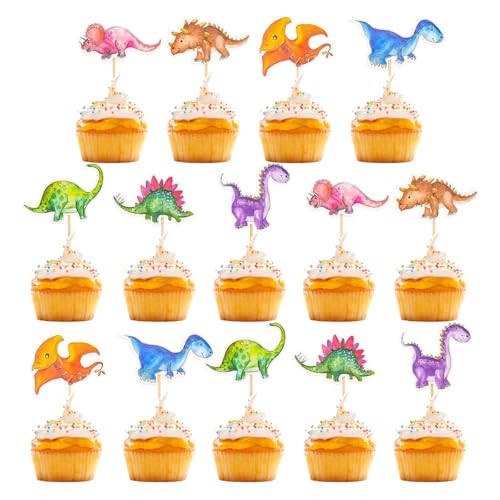 Dinosaurier-Aufsätze, Dinosaurier-Party-Cupcake-Topper, Dinosaurier-Party, Cupcake-Dekoration, für Babyparty, Hochzeit, Geburtstag, Event, Party, Tiere, Mottoparty, Dekoration, 42 Stück Dinosaurier-Aufsätze, Dinosaurier-Party-Cupcake-Topper, Dinosaurier-Party, Cupcake-Dekoration, für Babyparty, Hochzeit, Geburtstag, Event, Party, Tiere, Mottoparty, Dekoration, 42 Stück von Peysaitr