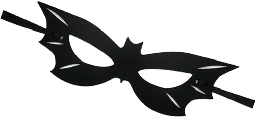 Schwarze Augenmaske, Fledermausmasken, halbes Gesicht, Maskerade-Maske für Damen, Mädchen, Cosplay, Maske für Halloween, Karneval, Party, Kostümzubehör Schwarze Augenmaske, Fledermausmasken, halbes Gesicht, Maskerade-Maske für Damen, Mädchen, Cosplay, Maske für Halloween, Karneval, Party, Kostümzubehör von Peysaitr