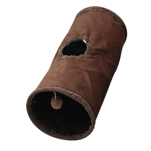 Pffiocix Katzentunnelspielzeug mit baumelndem Spielzeug Playtube Crinkle Plüsch Faltbarer Tunnel für Innen Pffiocix Katzentunnelspielzeug mit baumelndem Spielzeug Playtube Crinkle Plüsch Faltbarer Tunnel für Innen von Pffiocix