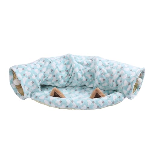 Stern/Herz Katzentunnel Spielzeug Spieltunnel Warm Tube Polyester Versteck Knistertunnel für kleine Haustiere von Pffiocix