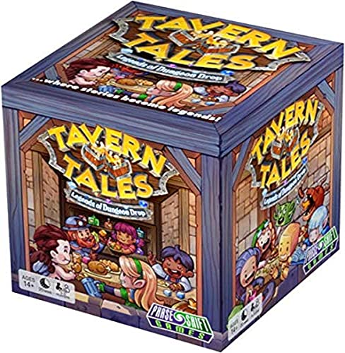 Phase Shift Games Tavern Tales: Legends of Dungeon Drop – Kartenspiel für 2–5 Spieler, ab 12 Jahren von Phase Shift Games
