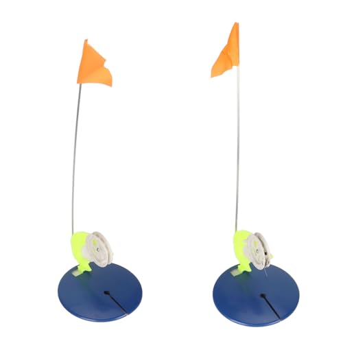 6 Stück Winter-Angelruten-Anzeigeflagge, Freihändige Tragbare Angelflagge Zum Eisfischen, Kompaktes Design, Edelstahl, Effizientes Eisfischen-Werkzeug 6 Stück Winter-Angelruten-Anzeigeflagge, Freihändige Tragbare Angelflagge Zum Eisfischen, Kompaktes Design, Edelstahl, Effizientes Eisfischen-Werkzeug von Phefop