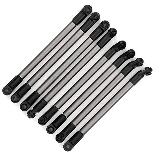 8 Stück hochwertige Metallverbindungsstange für RC-Zubehör Größe 1/10 RC Crawler Schritt 275 mm DIY Fans 8 Stück hochwertige Metallverbindungsstange für RC-Zubehör Größe 1/10 RC Crawler Schritt 275 mm DIY Fans von Phefop