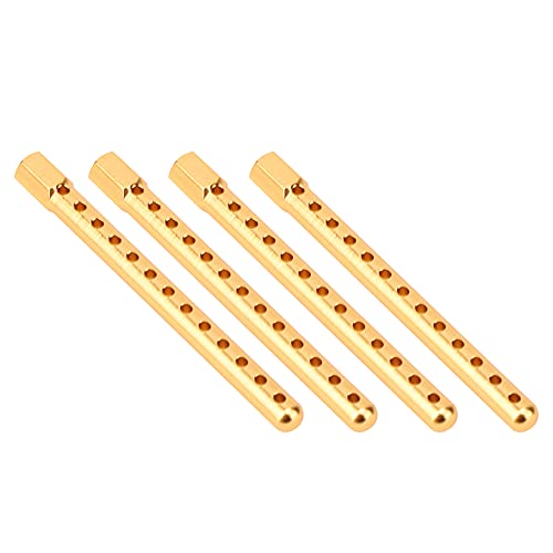 Autosäule aus Aluminiumlegierung für HSP 94102/94122/94103/94123 1/10 RC, leicht, 4 Stück (GOLD) von Phefop