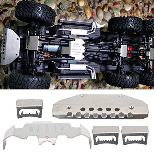 Chassis Panzerplatte aus Edelstahl Skid Platte für -6 G63 RC Auto, Umweltfreundliches Kostüm für RC Autozubehör Chassis Panzerplatte aus Edelstahl Skid Platte für -6 G63 RC Auto, Umweltfreundliches Kostüm für RC Autozubehör von Phefop