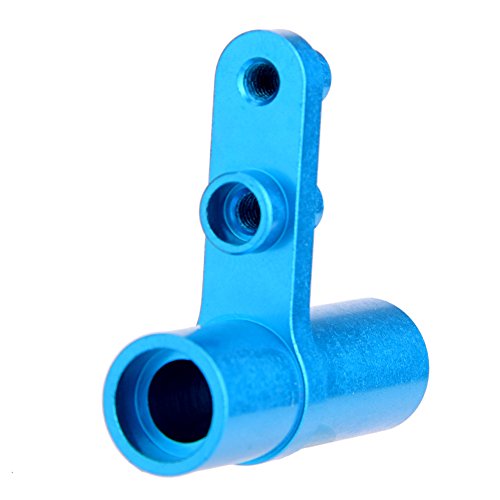 Exquisite Qualität Verarbeitung Aluminium Lenker Servo Saver Dauerhafte Verbesserung für HSP 1:10 RC Modell Auto Zubehör RC Blau Violett 3er Set (BLUE) von Phefop