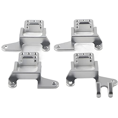 Exquisite Stoßdämpferhalterungen aus Metall für TRX4 1/10 RC Chenille, einfache Installation für verbesserte Leistung, 4 Stück RC Exquisite Stoßdämpferhalterungen aus Metall für TRX4 1/10 RC Chenille, einfache Installation für verbesserte Leistung, 4 Stück RC von Phefop