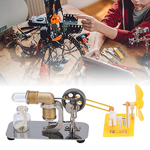 Kompakter Hochtemperaturstirlingmotor mit DIY-Zubehör für wissenschaftliche Experimente, Spielzeug für die körperliche Erziehung Kompakter Hochtemperaturstirlingmotor mit DIY-Zubehör für wissenschaftliche Experimente, Spielzeug für die körperliche Erziehung von Phefop