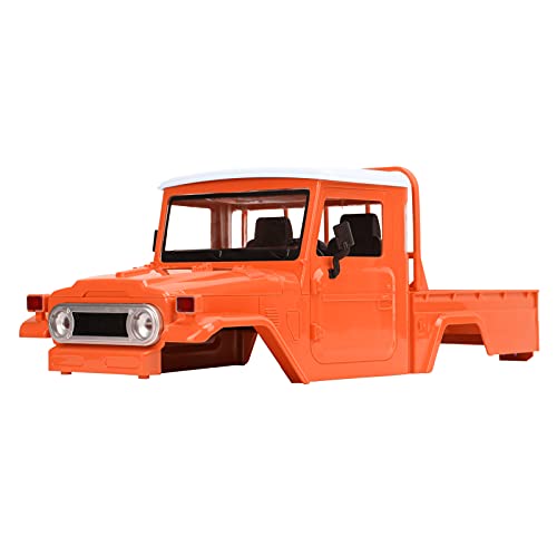MN45 1:12 RC Crawler Fernbedienung Pickup Body Shell Teile Miniaturfahrzeuge Ersatz für RC Modellenthusiasten (Orange) von Phefop