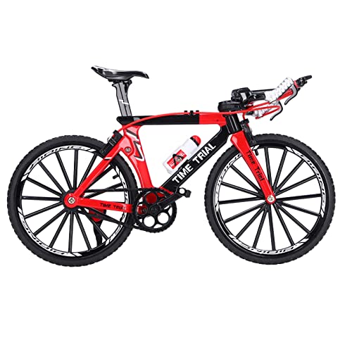 Mini-Fahrradmodell für Home-Schreibtisch Arbeitsplatz Geschenke für Bürodekoration, Legierung Finger Mountainbike Spielzeug für Kinder und Fahrradenthusiasten, Material: Legierung+Kunststoff (Rot) Mini-Fahrradmodell für Home-Schreibtisch Arbeitsplatz Geschenke für Bürodekoration, Legierung Finger Mountainbike Spielzeug für Kinder und Fahrradenthusiasten, Material: Legierung+Kunststoff (Rot) von Phefop