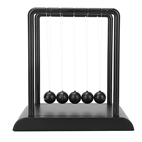 Newton Balance-Bälle, Schwarzes Lustiges Wissenschaftszubehör mit Sockel für die Dekoration des Büro-Heim-Schreibtischs Newton Balance-Bälle, Schwarzes Lustiges Wissenschaftszubehör mit Sockel für die Dekoration des Büro-Heim-Schreibtischs von Phefop