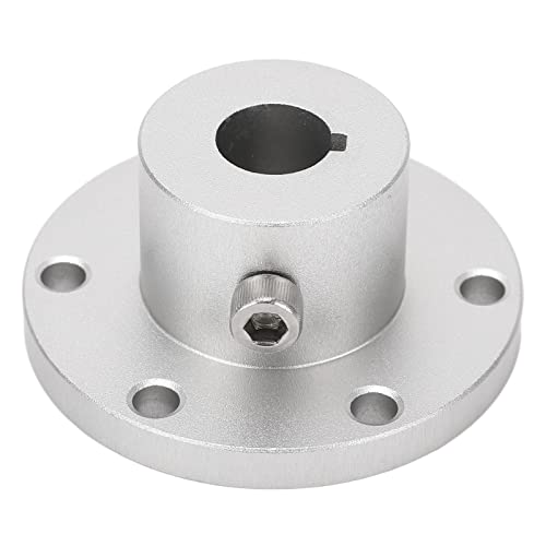 Phefop 1/2in RC Key Hub -Wellenkupplung, Aluminiumlegierung Aluminiumlegierung Hochfestigkeit Motorwelle Koppler, Flanschstecker für Motor und Radkompatibel mit RC -Modellzubehör von Phefop