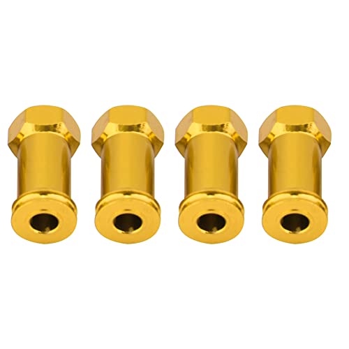 Phefop 12 mm Sechskantnabenadapter-Set für Slash 4 x 4 1/10, langlebiges Aluminiumlegierungsmaterial, einfach zu installieren, verbessert die Leistung, Rot/Gold/Silber, 12 x Phefop 12 mm Sechskantnabenadapter-Set für Slash 4 x 4 1/10, langlebiges Aluminiumlegierungsmaterial, einfach zu installieren, verbessert die Leistung, Rot/Gold/Silber, 12 x von Phefop