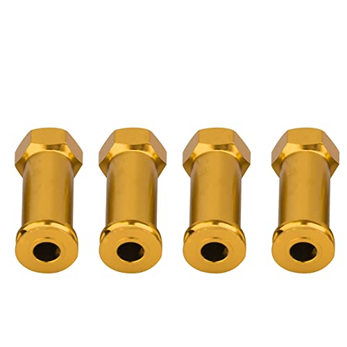 Phefop 12 mm Sechskantnabenadapter-Set für Slash 4 x 4 1/10, langlebiges Aluminiumlegierungsmaterial, einfach zu installieren, verbessert die Leistung, Rot/Gold/Silber, 12 x Phefop 12 mm Sechskantnabenadapter-Set für Slash 4 x 4 1/10, langlebiges Aluminiumlegierungsmaterial, einfach zu installieren, verbessert die Leistung, Rot/Gold/Silber, 12 x von Phefop