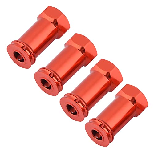 Phefop 12 mm Sechskantnabenadapter-Set für Slash 4 x 4 1/10, langlebiges Aluminiumlegierungsmaterial, einfach zu installieren, verbessert die Leistung, Rot/Gold/Silber, 12 x Phefop 12 mm Sechskantnabenadapter-Set für Slash 4 x 4 1/10, langlebiges Aluminiumlegierungsmaterial, einfach zu installieren, verbessert die Leistung, Rot/Gold/Silber, 12 x von Phefop