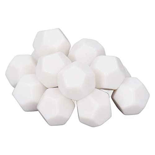 Phefop 12-teiliges Spielwürfel-Set mit weißem Lesen, für 30 Stück, für Unterhaltungstraining Phefop 12-teiliges Spielwürfel-Set mit weißem Lesen, für 30 Stück, für Unterhaltungstraining von Phefop